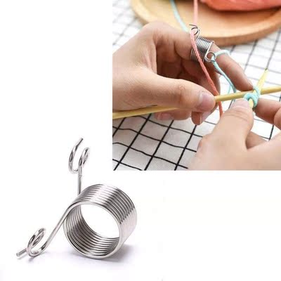 Knitting Guides Braided Knuckle Assistant Stainless Steel DI