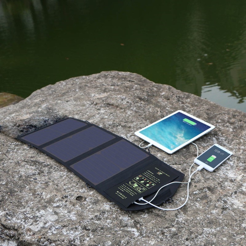 ALLPOWERS Portable Outdoors Solar Panel 5V 21W Foldable Wate