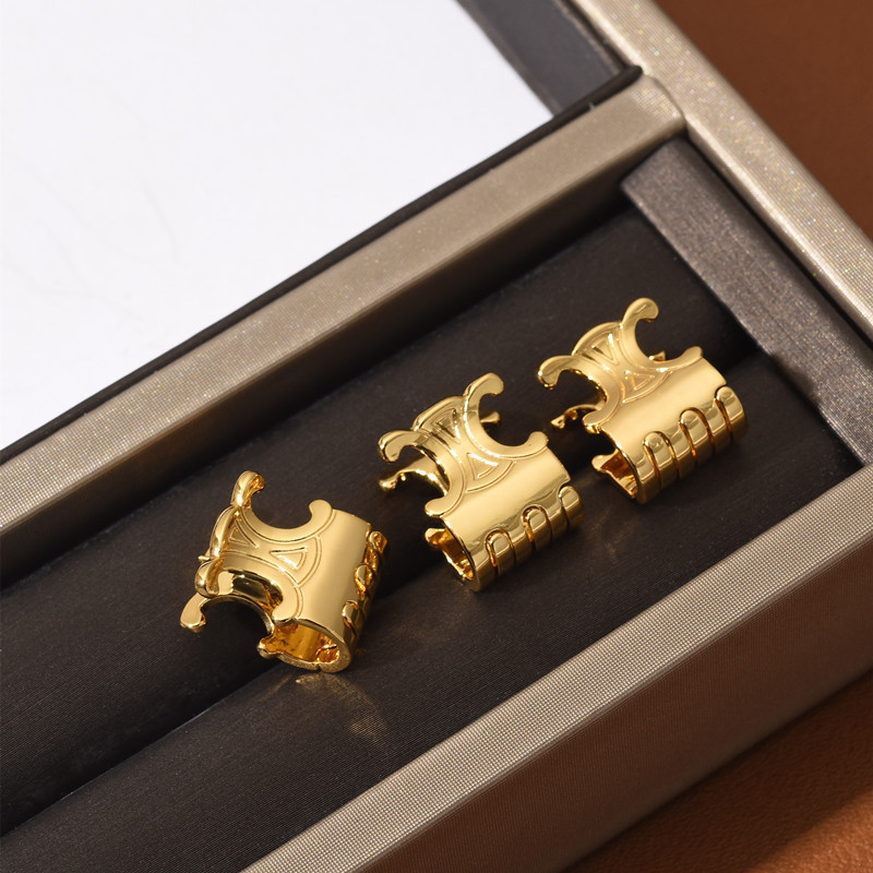 凯旋门抓夹小夹子可爱金属CE公主发抓边夹高级感精致发夹欧美发饰