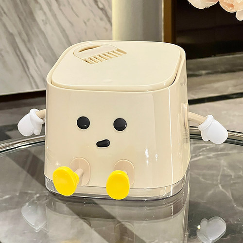 桌面垃圾桶高颜值【自带小扫把】