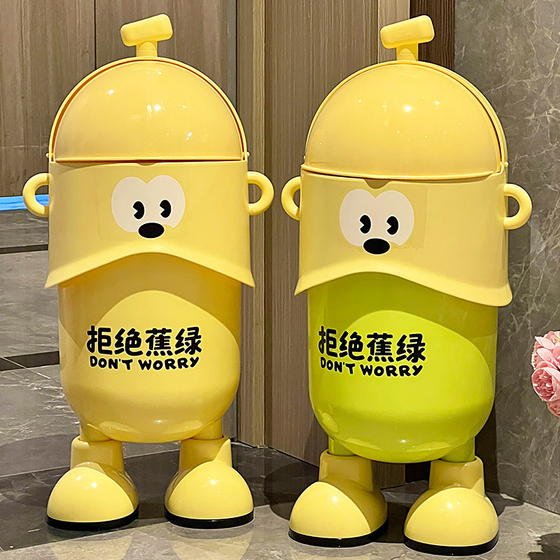 垃圾桶家用2025新款客厅厨房化妆室大号大容量带盖子高颜值可爱创
