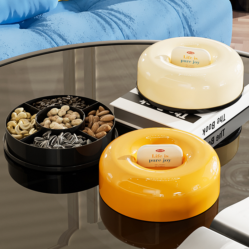 轻奢果盘客厅茶几家用高端精致高颜值零食盘坚果盘高档干果收纳盒