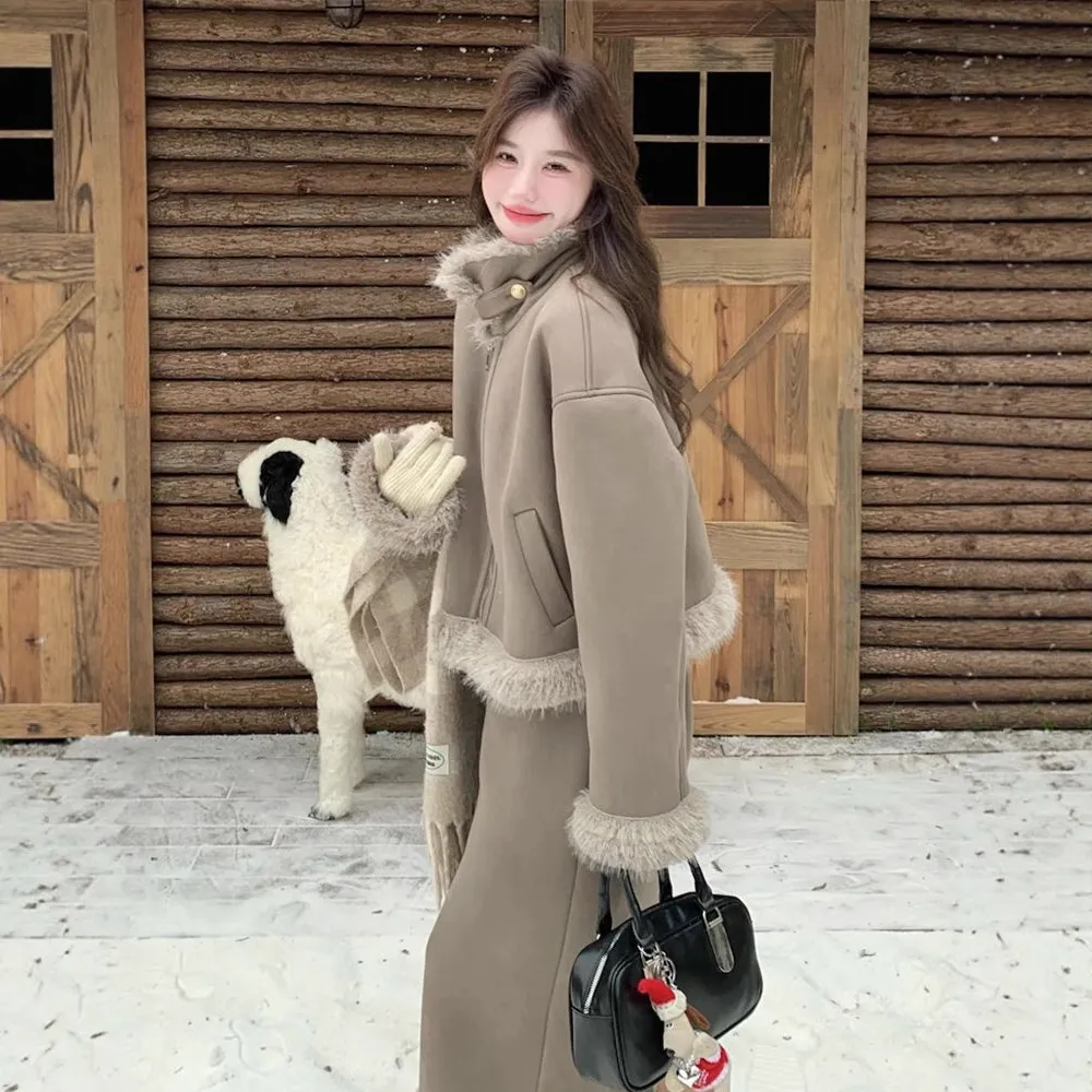 莫斯科晚风 感小香风套装裙女冬时尚套装