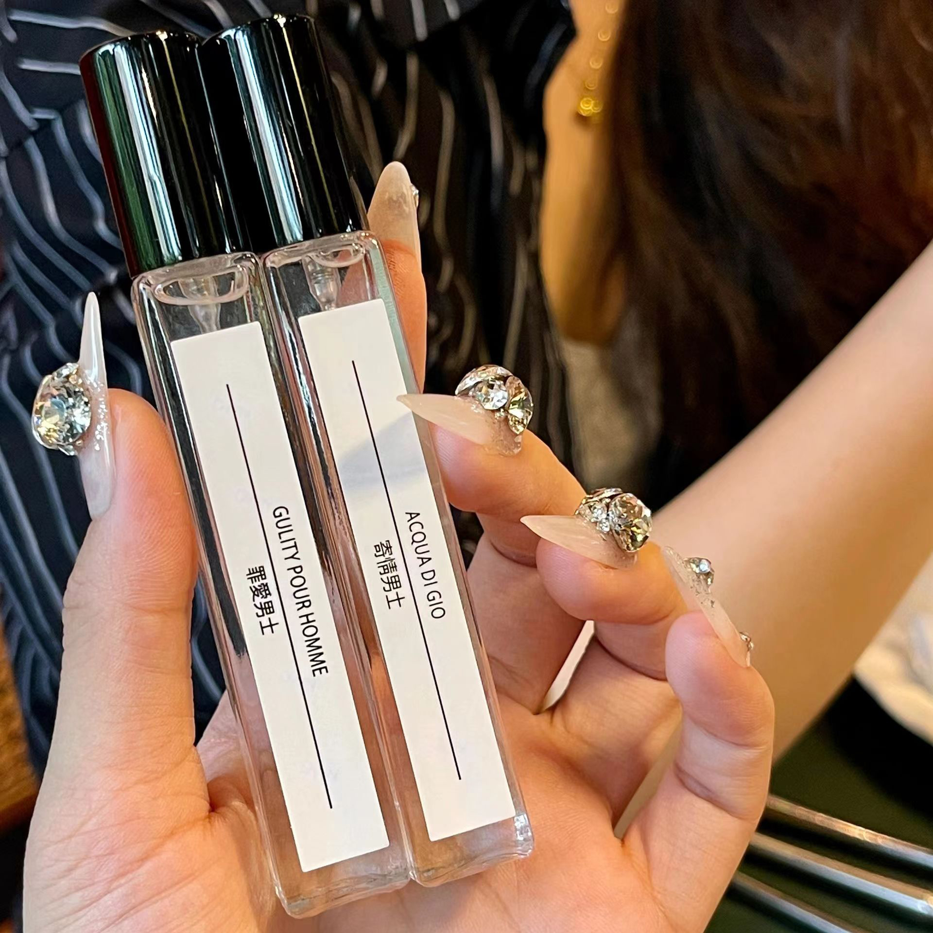 蓝风铃白茶绿邂逅冷水小雏菊花漾甜心栀子花10ml清新女士香水小样