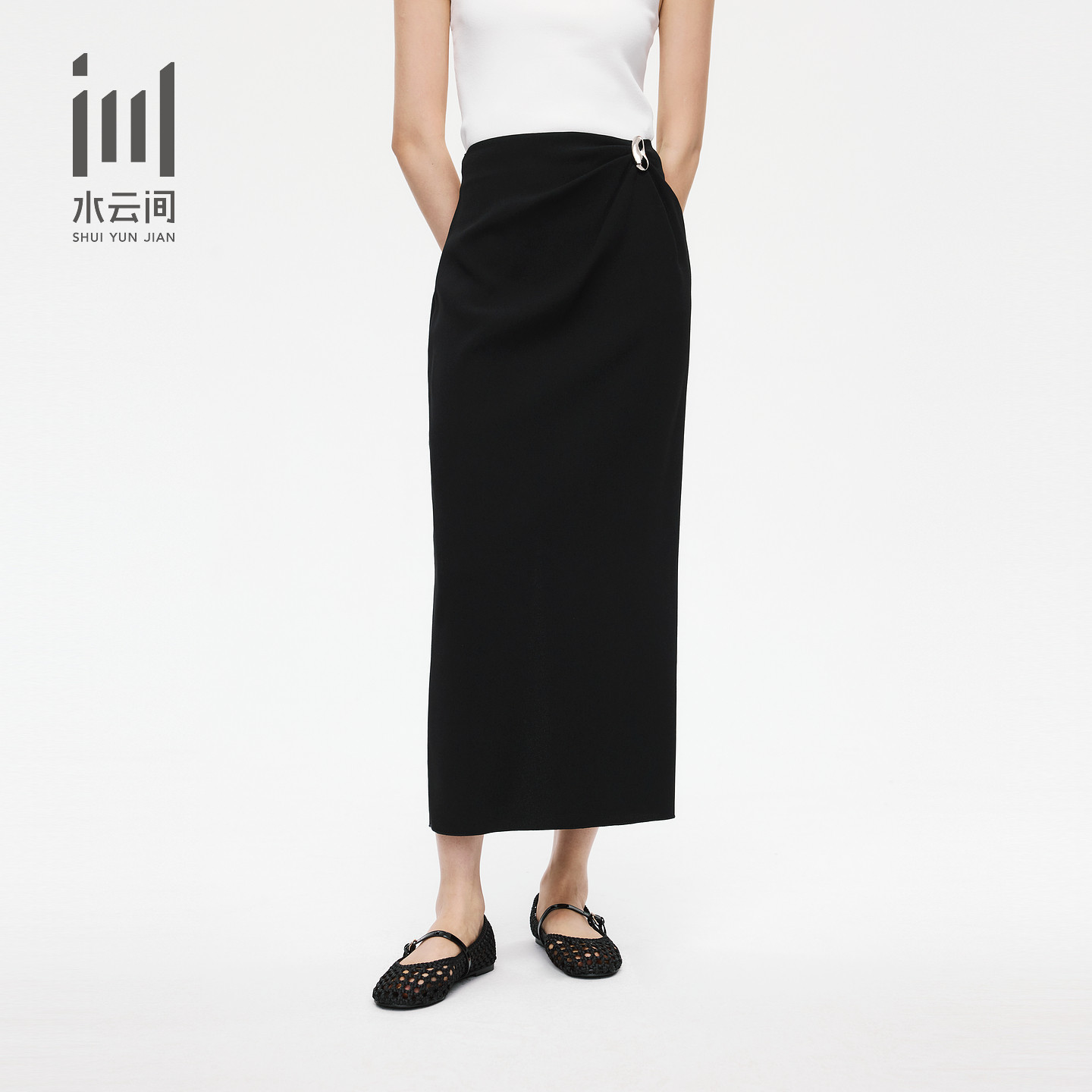 水云间女装 通勤气质简约质感显瘦半身裙直筒裙26春季新款,女装/女士精品,半身裙,淘宝优惠券,粉丝福利购,淘宝优惠卷