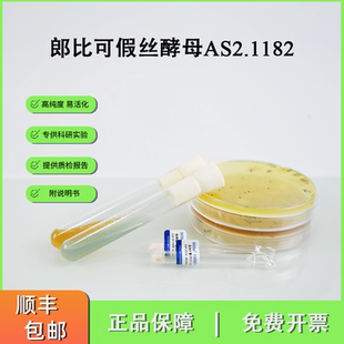 AS2.1182郎比可假丝酵母 高温产脂 生香酵母标准菌株