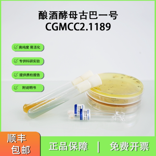 AS2.1189酿酒酵母古巴一号 威尔酵母 发酵罗母酒标准菌株