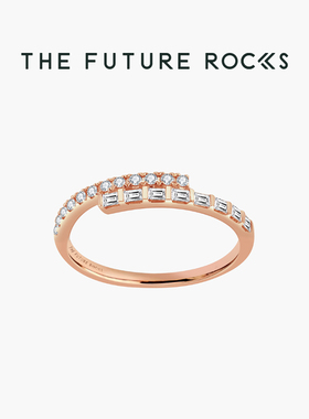 【定制】TFR 冰上芭蕾系列 小方糖培育钻石戒指18K金首饰