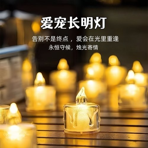 宠物祭祀仿真电子长明酥油灯