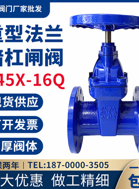 Z45X软密封闸阀球墨铸铁法兰暗杆闸阀消防排水排污dn80dn100dn150