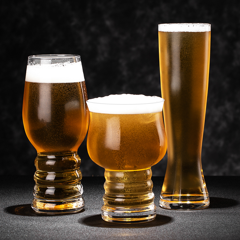 酒吧精酿啤酒杯小麦杯玻璃大容量