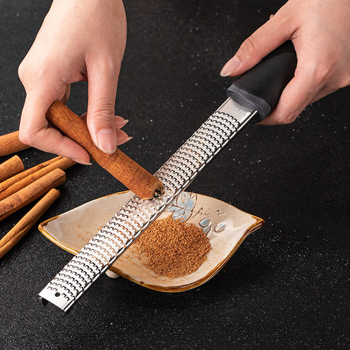 不锈钢刨屑器柠檬刮丝刀姜丝刨烘焙奶酪芝士碎巧克力刨皮屑刨丝刀