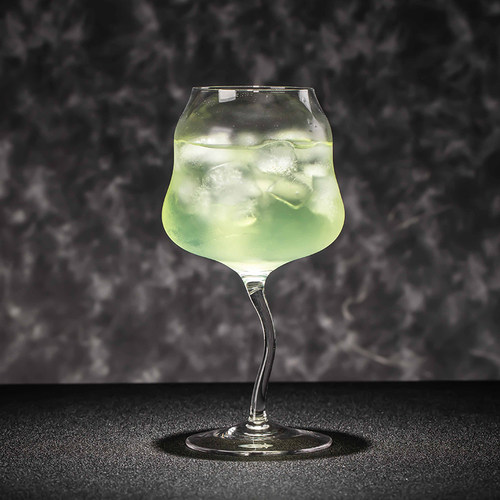 设计感波浪形红酒葡萄酒杯鸡尾酒