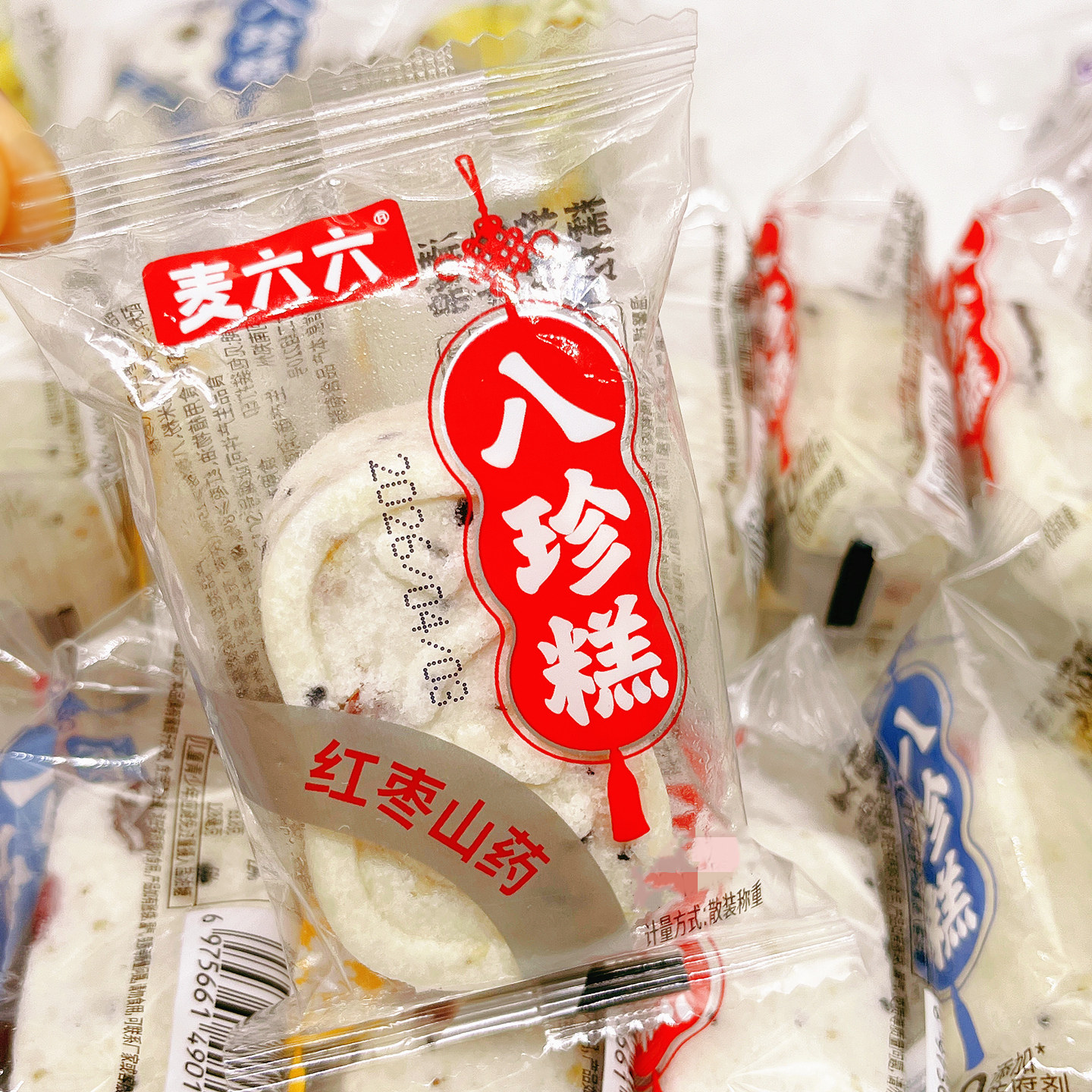 麦六六八珍糕红枣山药点心早餐图片