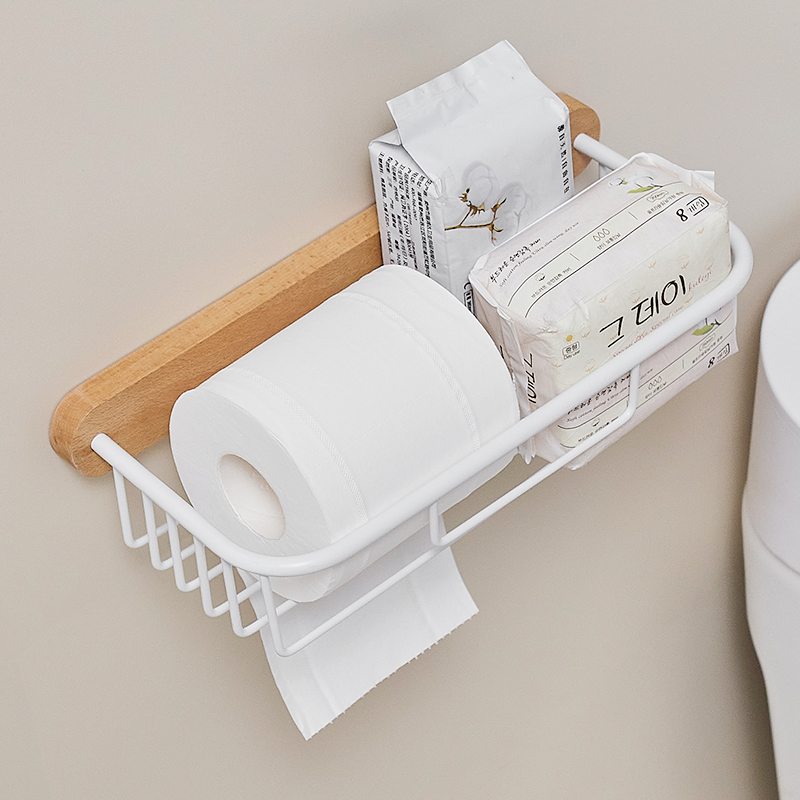 岸卫纸巾架免打孔防日常用水