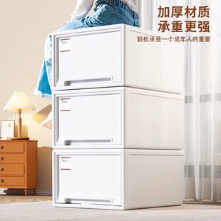 日本进口抽屉式收纳箱办公家用衣服裤子玩具书本衣柜塑料储物整理