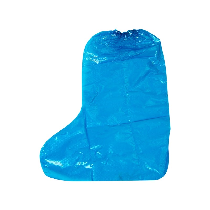 一次性雨鞋鞋套透明塑料加厚耐磨防滑防水高筒脚套实用长款