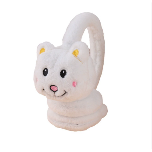 秋冬毛绒保暖耳套卡通防寒护耳头戴式耳机式可爱护耳套实用礼品