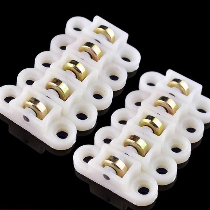 塑钢纱窗小滑轮静音耐用平移门窗滚轮配件纱窗轮实用设计