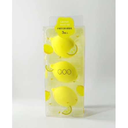 水果美妆蛋柠檬牛油果桃子海绵化妆工具多色可选实用礼品