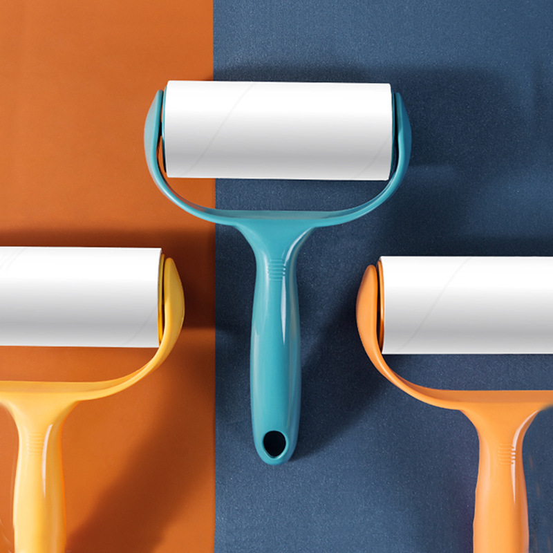 可撕式粘毛器滚筒粘尘纸替换卷去毛神器床上衣服吸头发实用清洁工