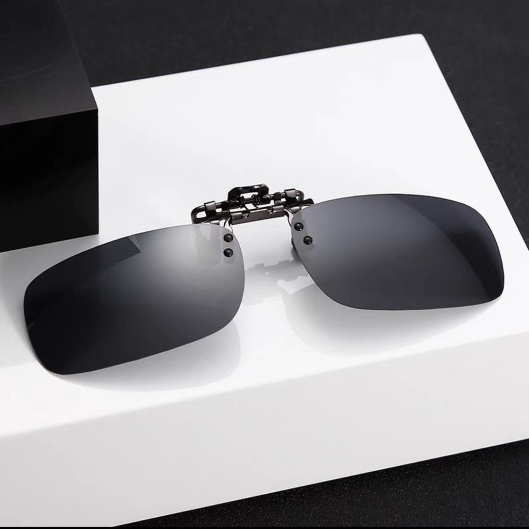 太阳镜近视眼镜夹片超轻薄高清偏光户外防紫外线专用墨镜便携款