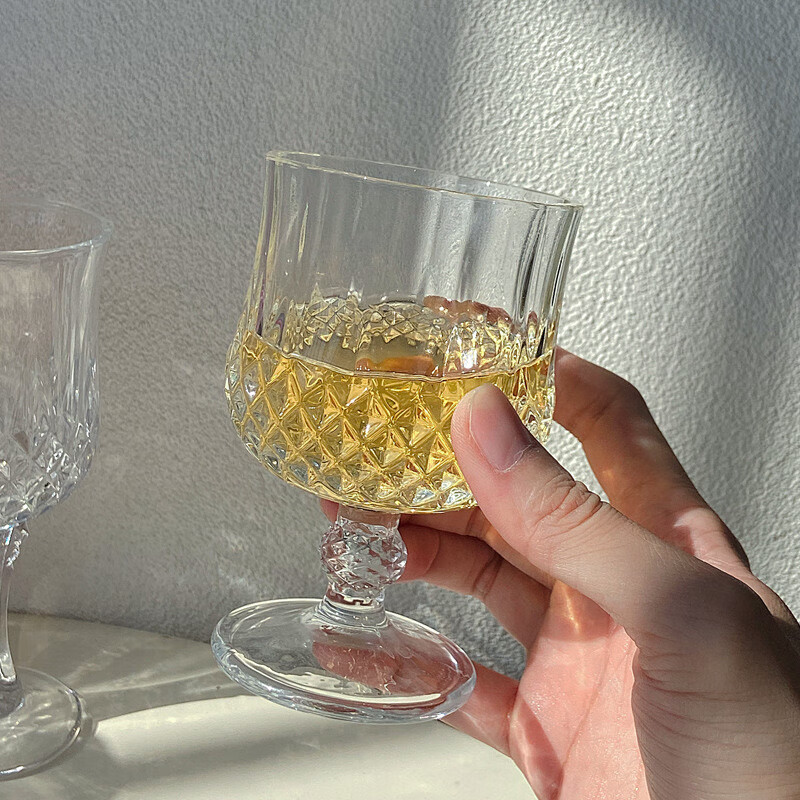 欧式捷克玻璃红酒杯创意矮脚威士忌酒杯葡萄酒水晶杯高颜值实用