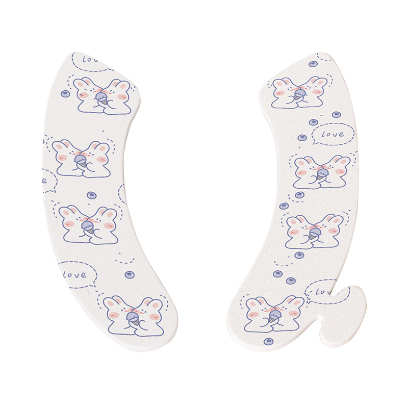 【1对装】卡通家用坐便垫防水粘贴式马桶套四季通用带提手设计