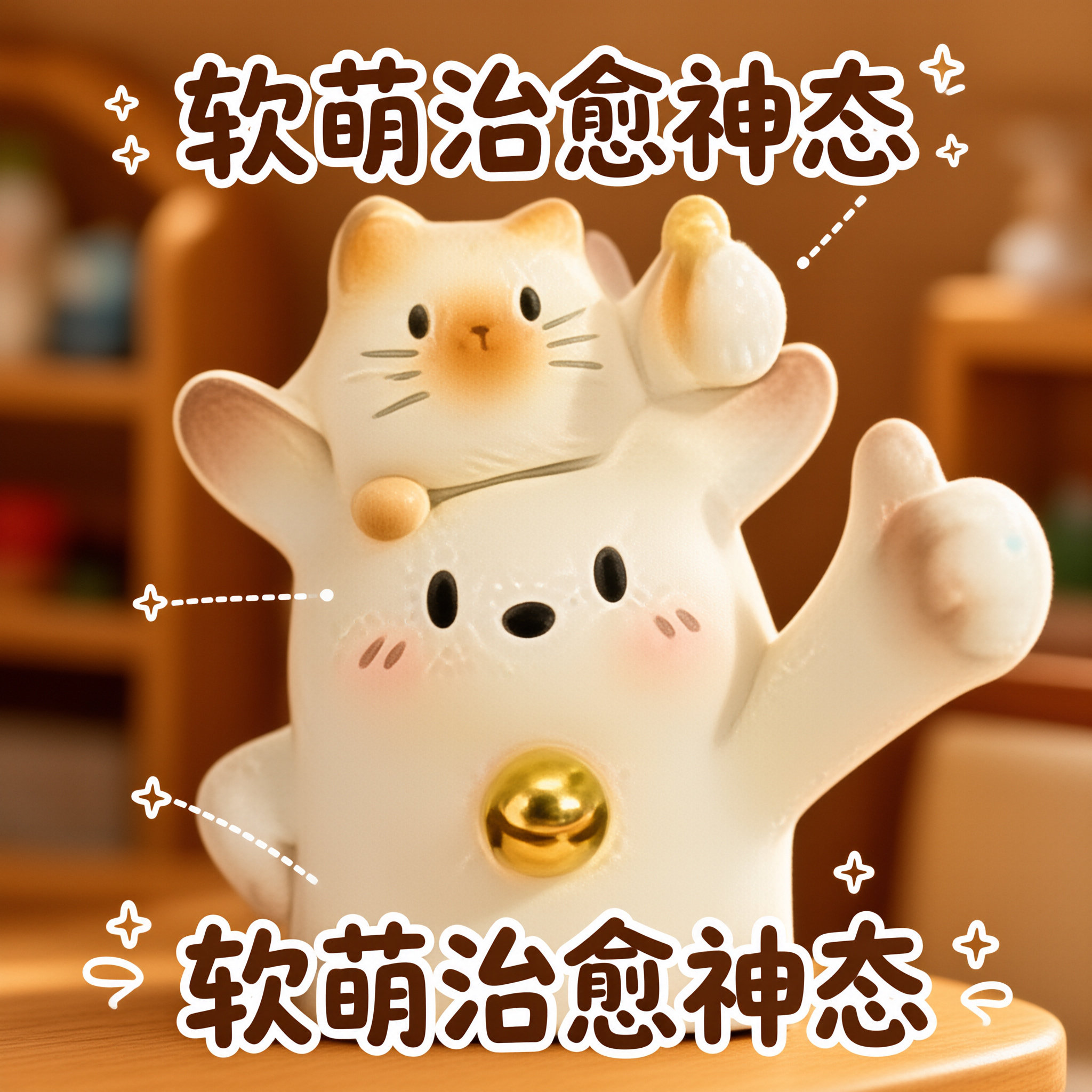 猫狗PAI陪伴盲盒可爱桌面摆件