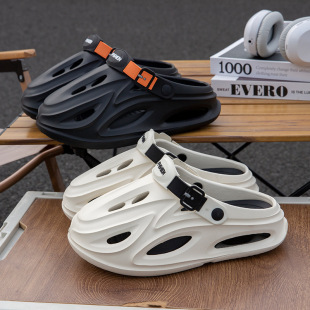 洞洞鞋男款夏季新款EVA防臭防滑厚底耐磨外穿男士开车洞洞凉拖鞋