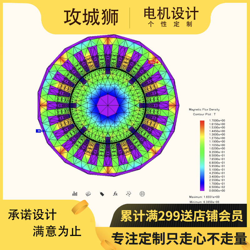 电机设计 永磁电机 永磁同步电机  电机仿真设计 Ansys  Maxwell