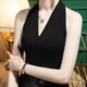 性感吊带背心 and halter V领挂脖修身 slimming neck top sexy