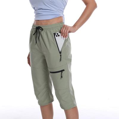 fitness quick-drying womens stretch woven pants running