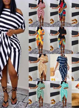 off shoulder women vestidos bohemian dress sundress dress