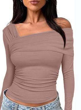 slim with Womens long fit outing sleeve shoulder lining one