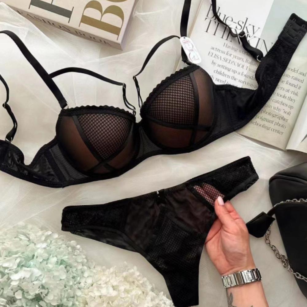 large mesh set underwire with and bra bra Large straps