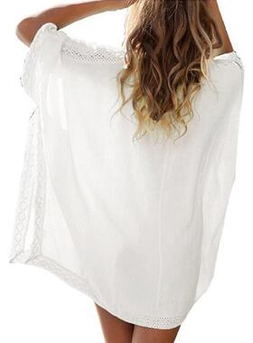 sunscreen sleeve lace womens loose size bat coverup large