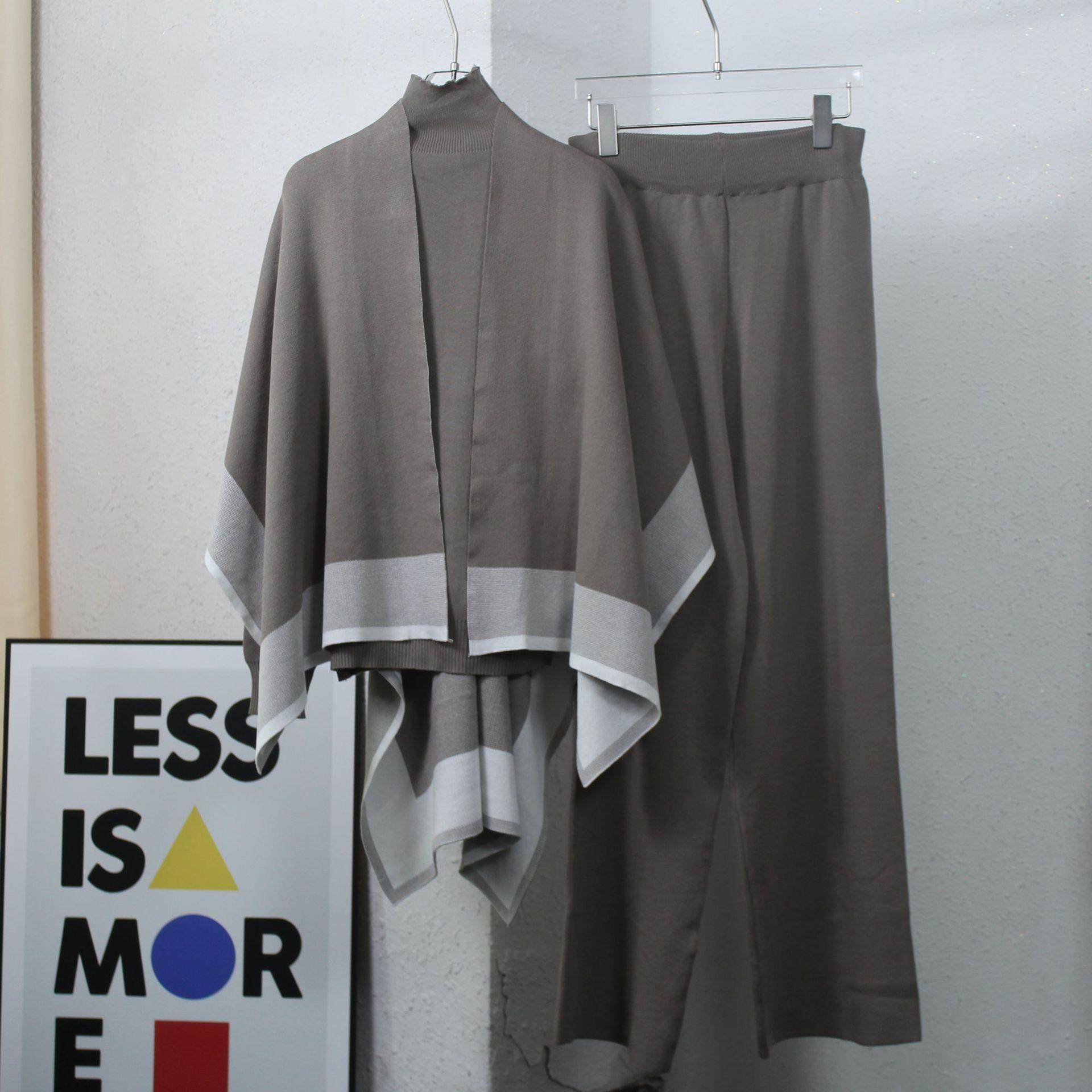 two piece sets women modest shawl coat long dress outfits