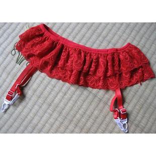 sexy double layer Womens style garter skirt underwear lace