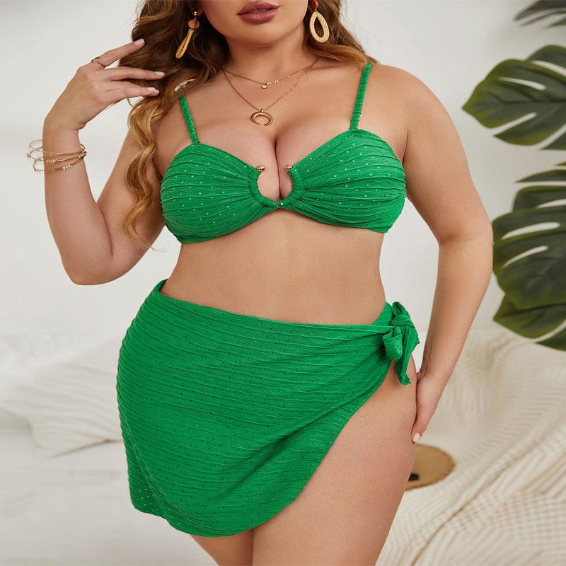 swimsuit womens swimsuit bikini waist high piece Three