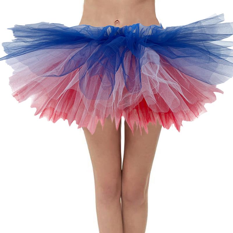 Ballet Cake Tutu Mini Skirt Mesh Skirt Pannier Layered