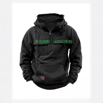 stylish hoodies for mens fall long zip-up hooded sweatshirt
