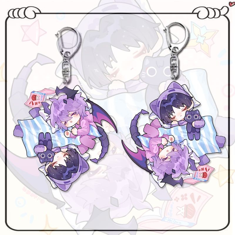 原神钥匙扣杜林卡通创意亚克力挂饰周边书包挂件学生高颜值礼物