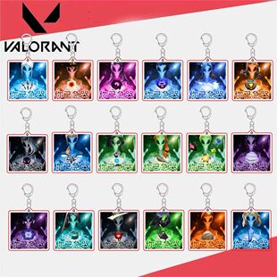 无畏契约你已急哭搞怪黑梦奶妈周边双面亚克力钥匙扣抽象挂件礼物