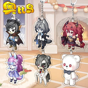 奥比岛亚克力钥匙扣动漫游戏周边星纳小耶书包拉链朋友闺蜜礼物