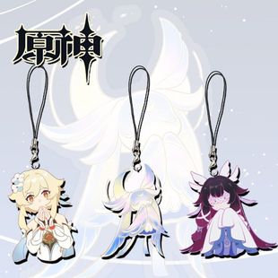 原神周边亚克力手机链高颜值可爱荧哥伦比娅学生书包挂件饰品礼物