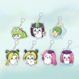 JOJO的奇妙冒险动漫周边二创钥匙扣石之海头像亚克力可爱书包挂件