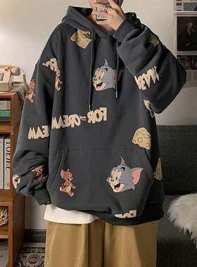 Students thicken long-sleeved sweatshirts学生加厚 长袖连帽衫