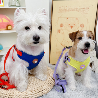 防爆冲狗防勒脖背带牵引绳遛狗绳