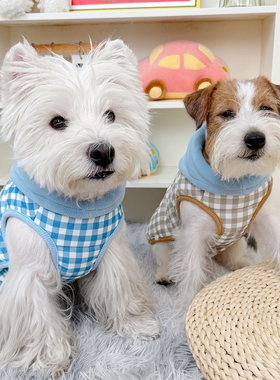 狗狗衣服秋冬宠物棉衣高领猫咪小狗马甲秋季泰迪保暖小型犬西高地